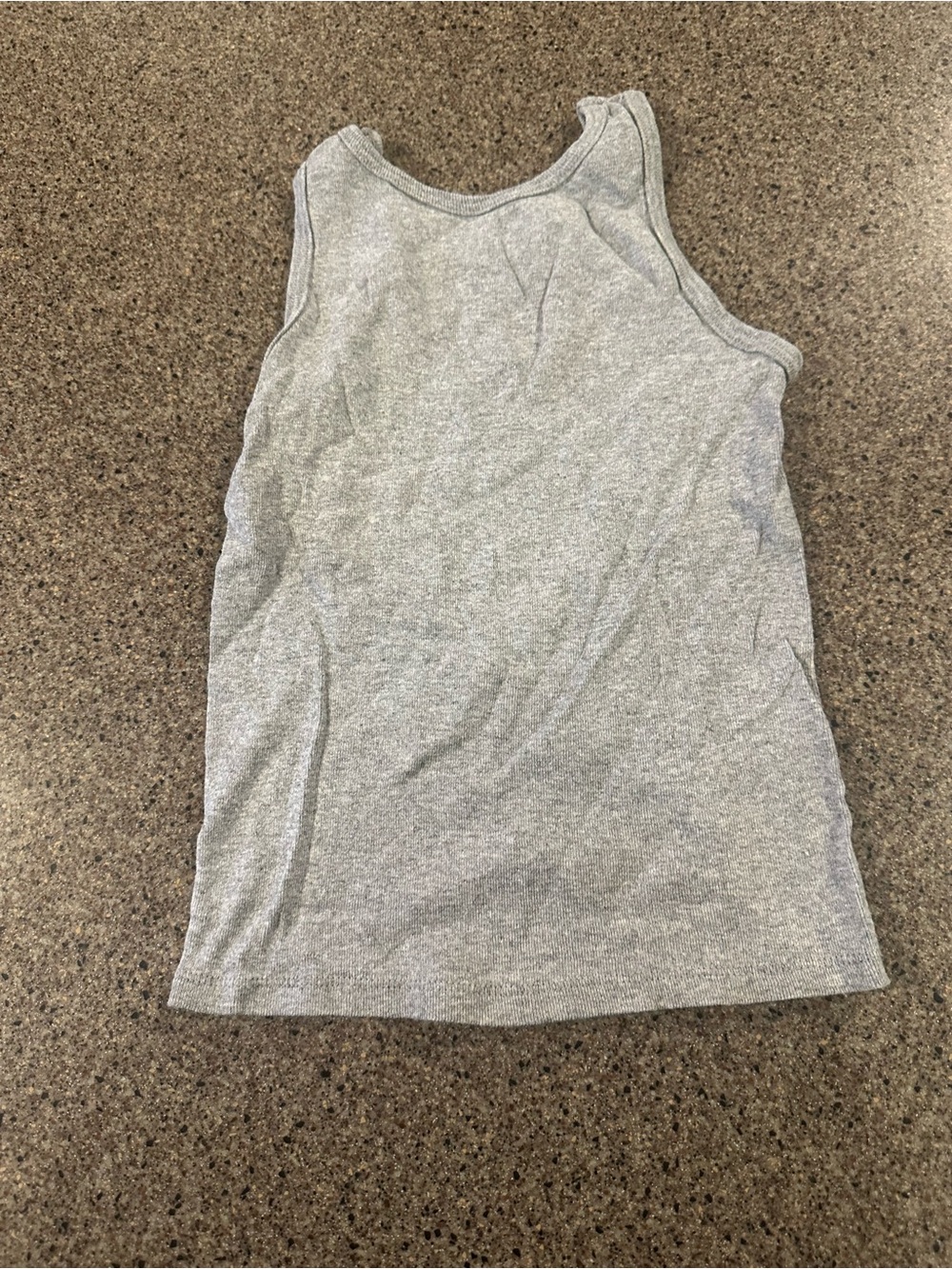 Basic Grey Tank Top - Picture 3 of 4